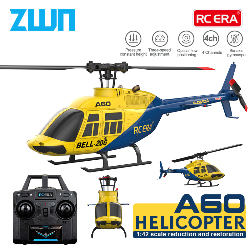 Rc Hobby Grade Helicopter - Helicóptero A60 RC 2.4G 6-Aixs Giroscópio