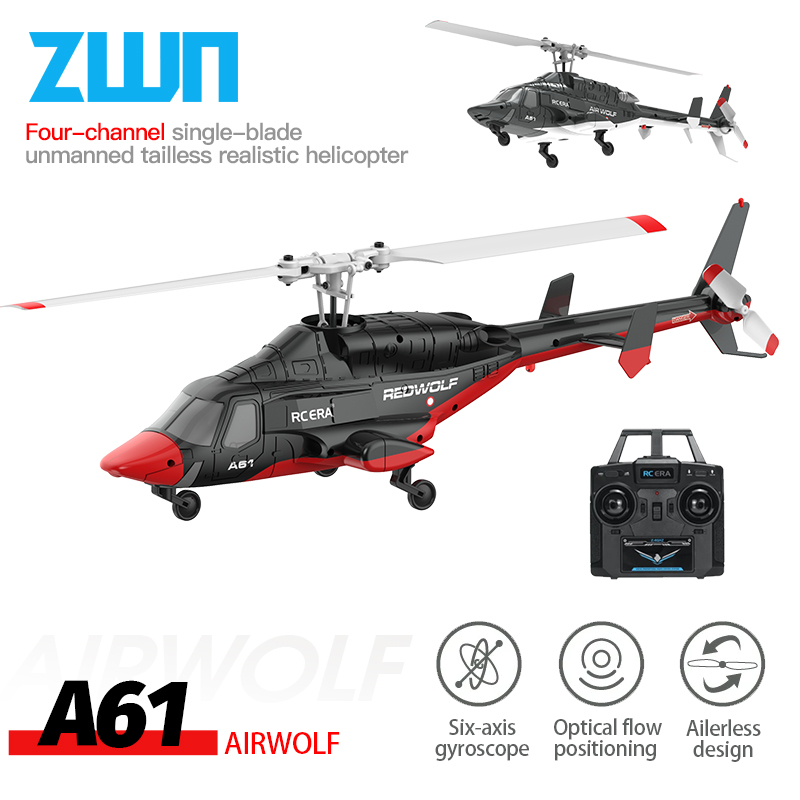 Rc Hobby Grade Helicopter - Helicóptero A61 RC 2.4G 6-Aixs Giroscópio