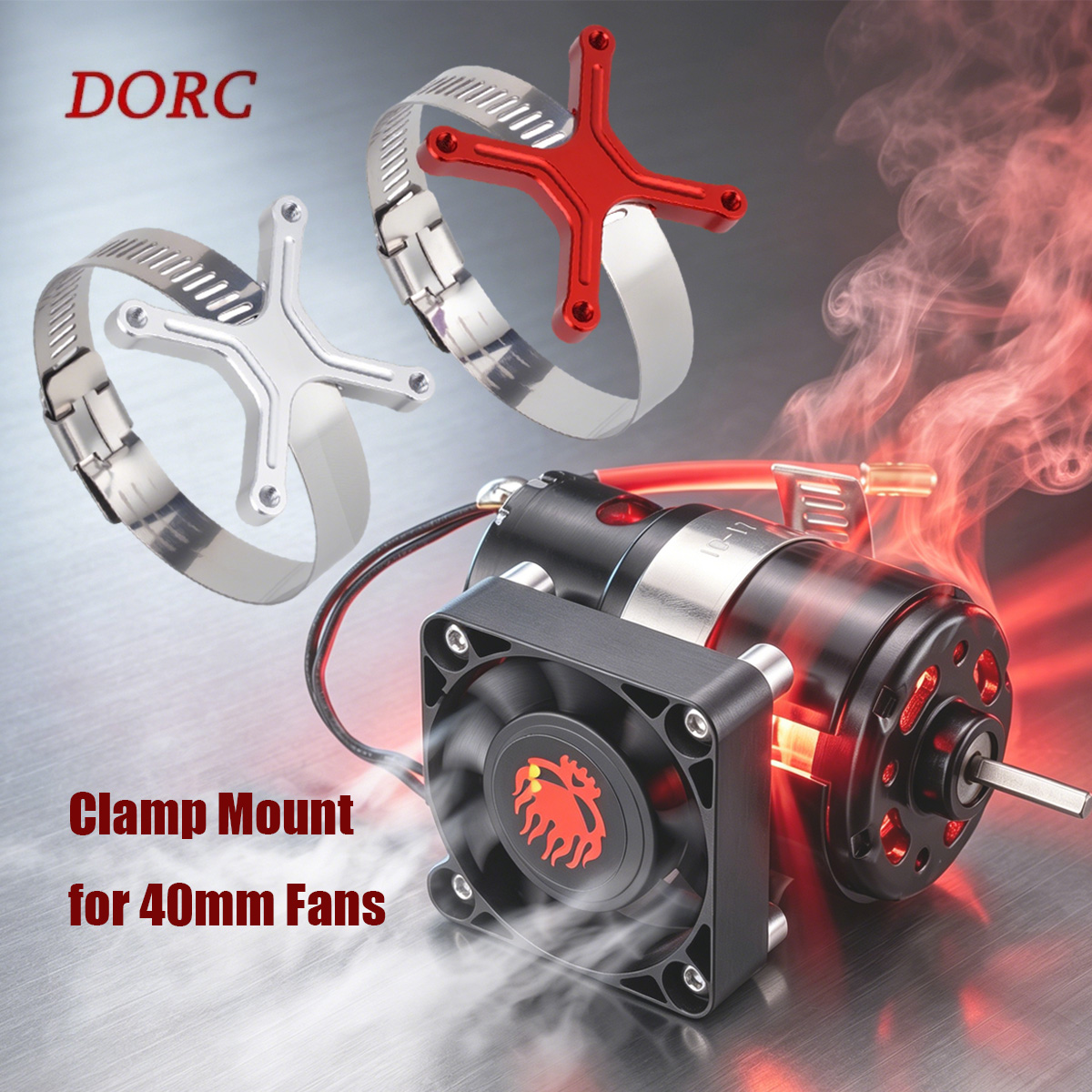 Rc Hobby Racing - Suporte Universal Ajustável para Ventilador 30-49mm