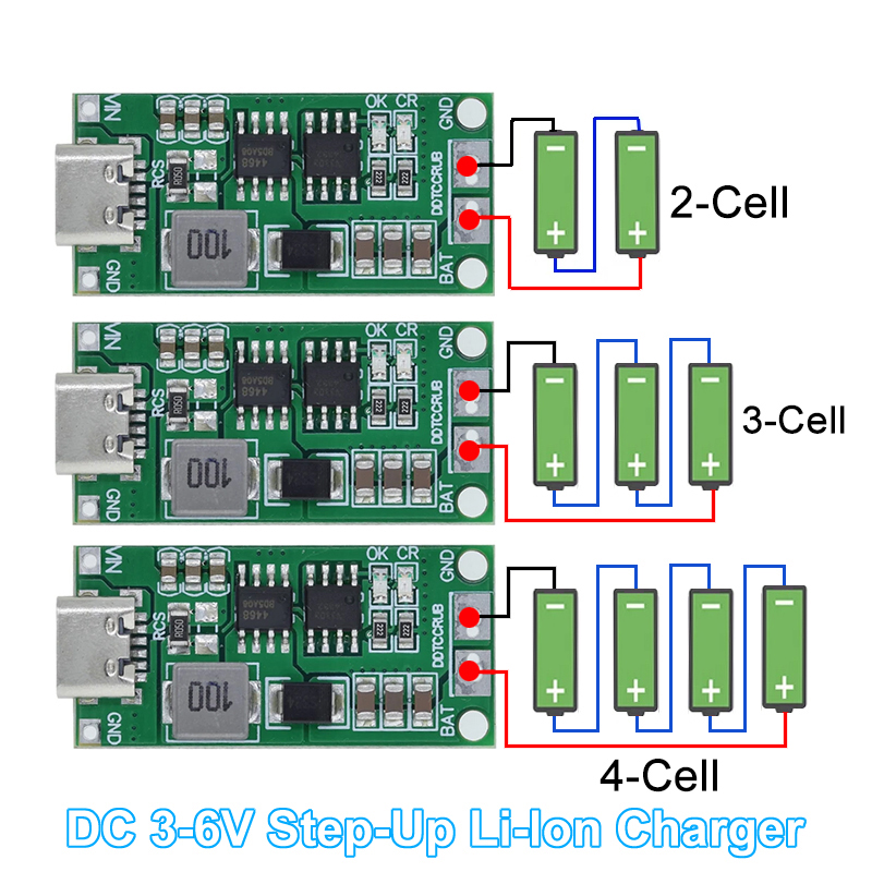 Lipo Battery 4S - Multi-célula 2S 3S 4S tipo-c para