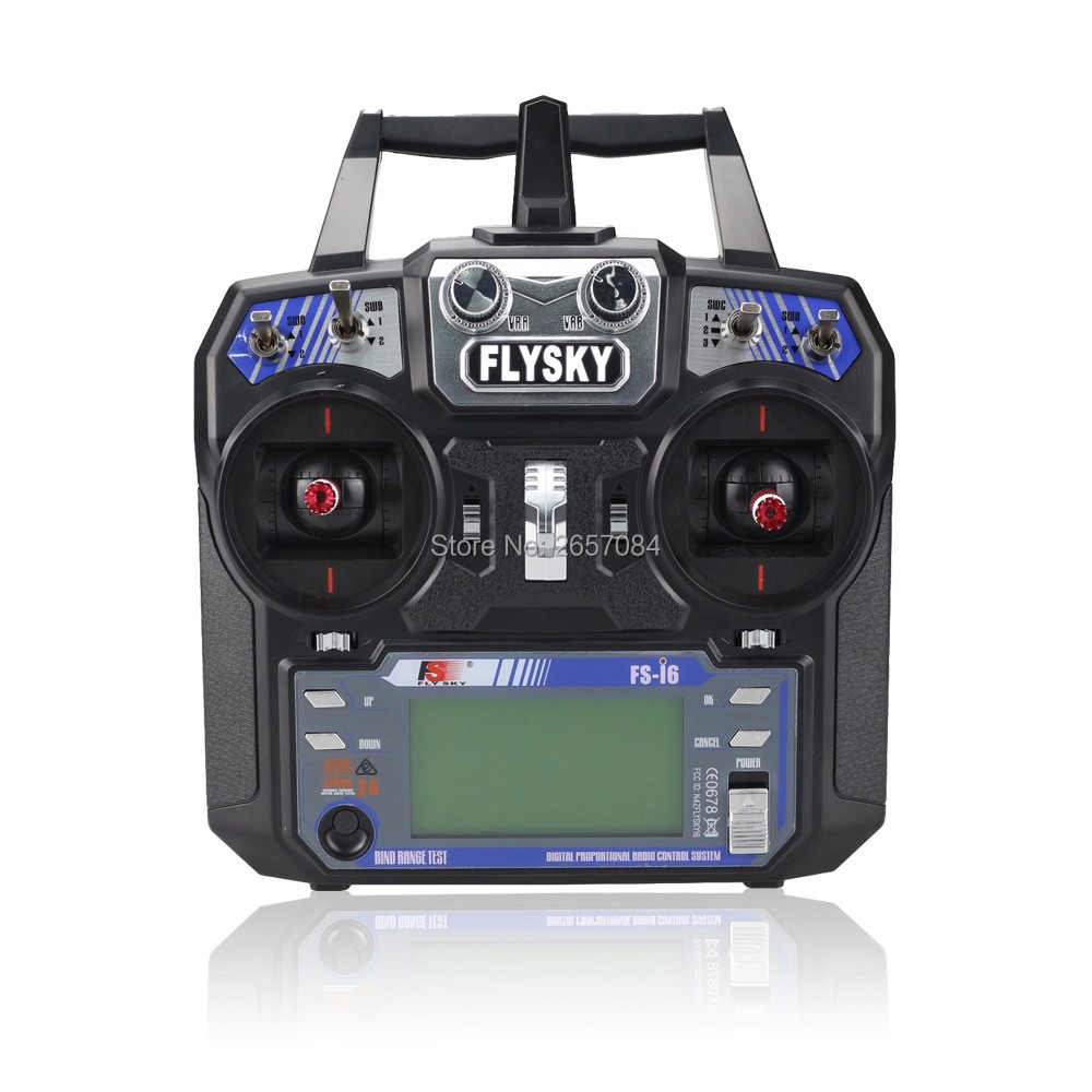 Radio Transmitter 6Ch - Mais novo flysky FS-i6 fs i6
