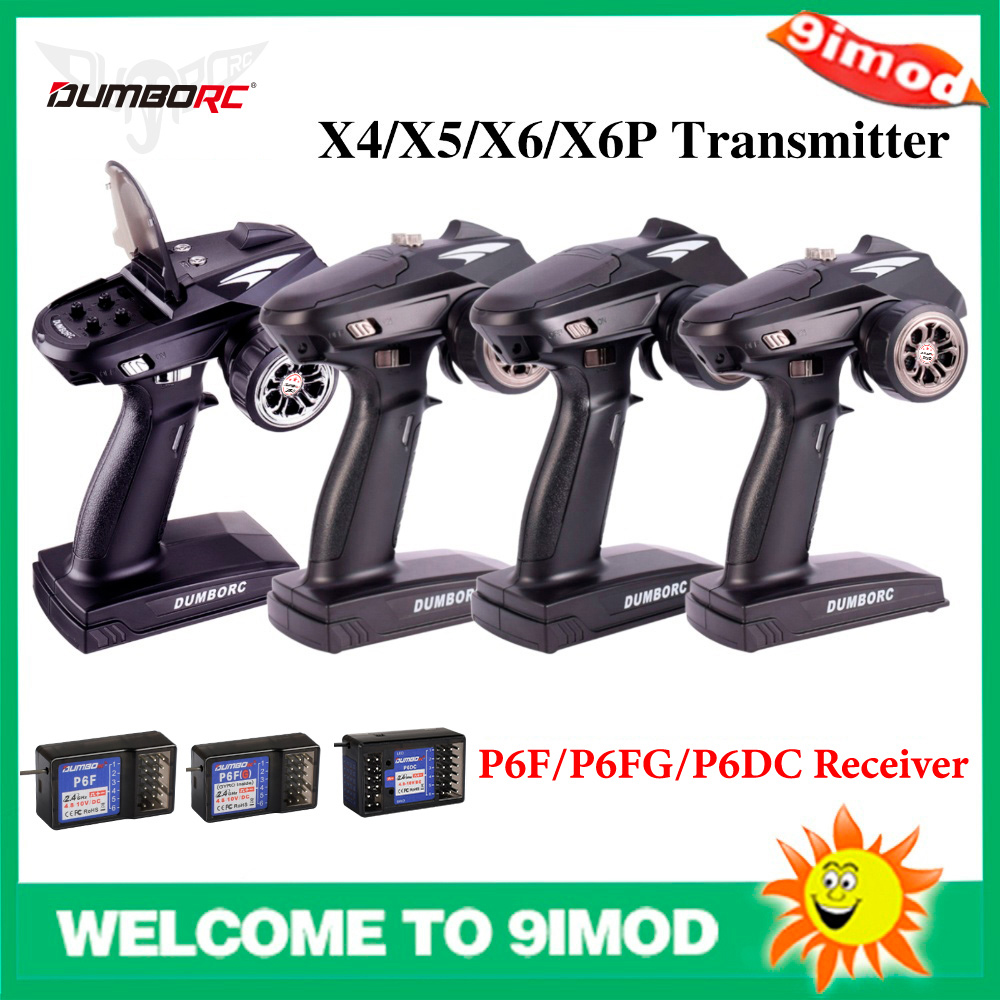 Radio Transmitter 6Ch - Controle Remoto DUMBORC X6P 6CH 2.4G