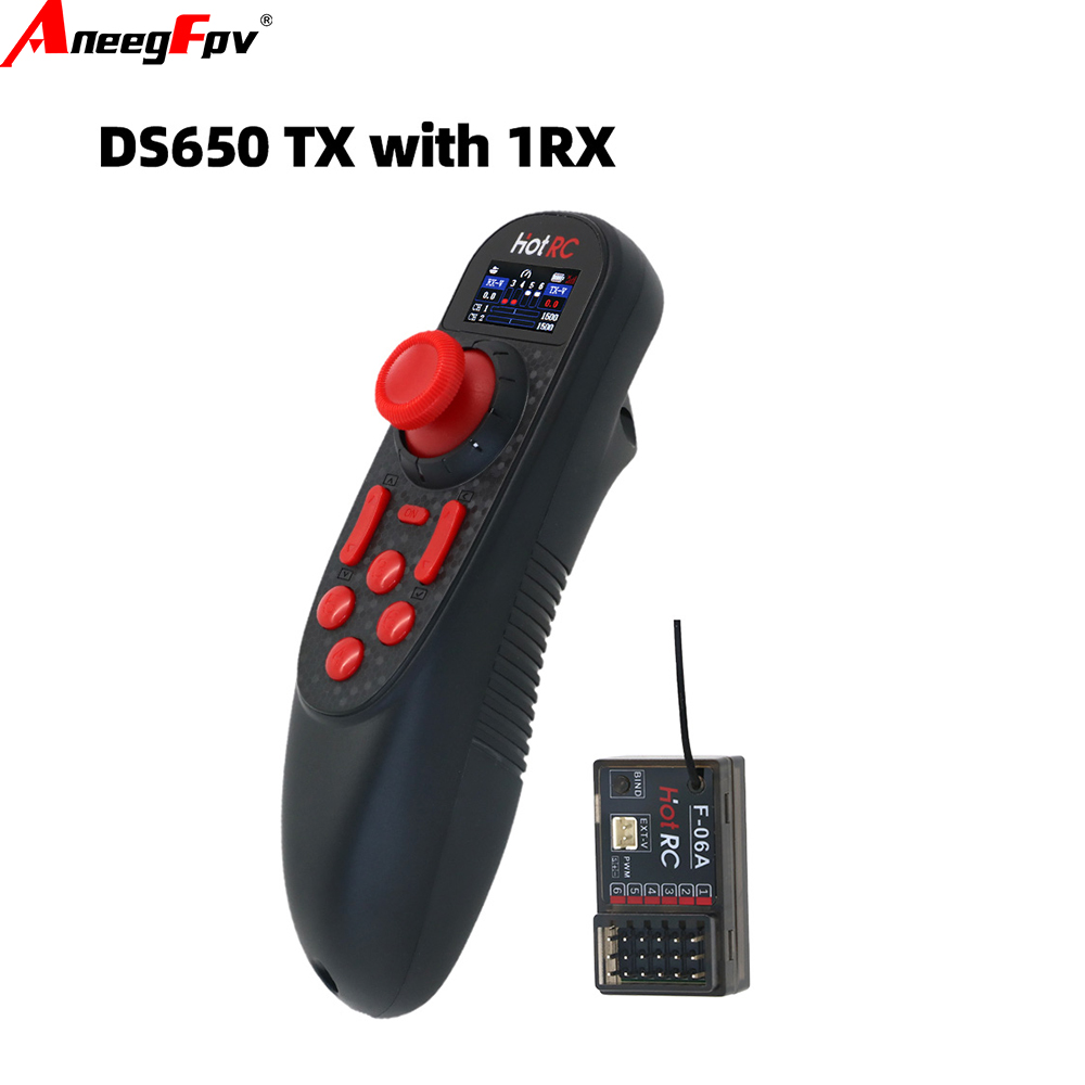 Radio Transmitter 6Ch - Sistema de Rádio HOTRC Hot RC