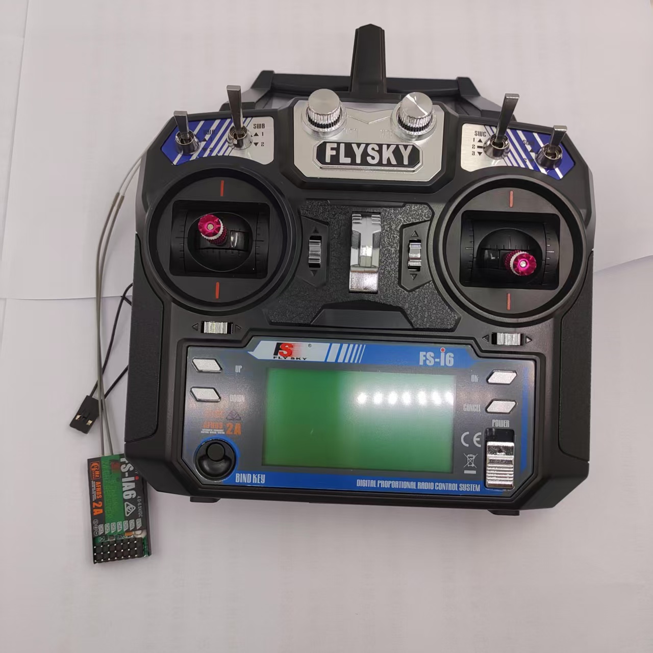 Radio Transmitter 6Ch - Transmissor de Rádio FLYSKY FS-i6 I6