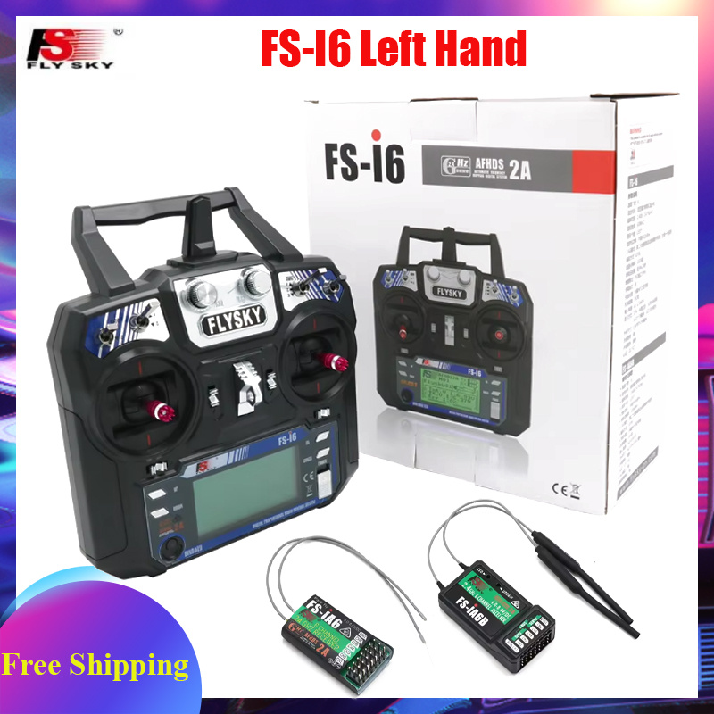 Radio Transmitter 6Ch - Transmissor de Rádio RC FlySky FS