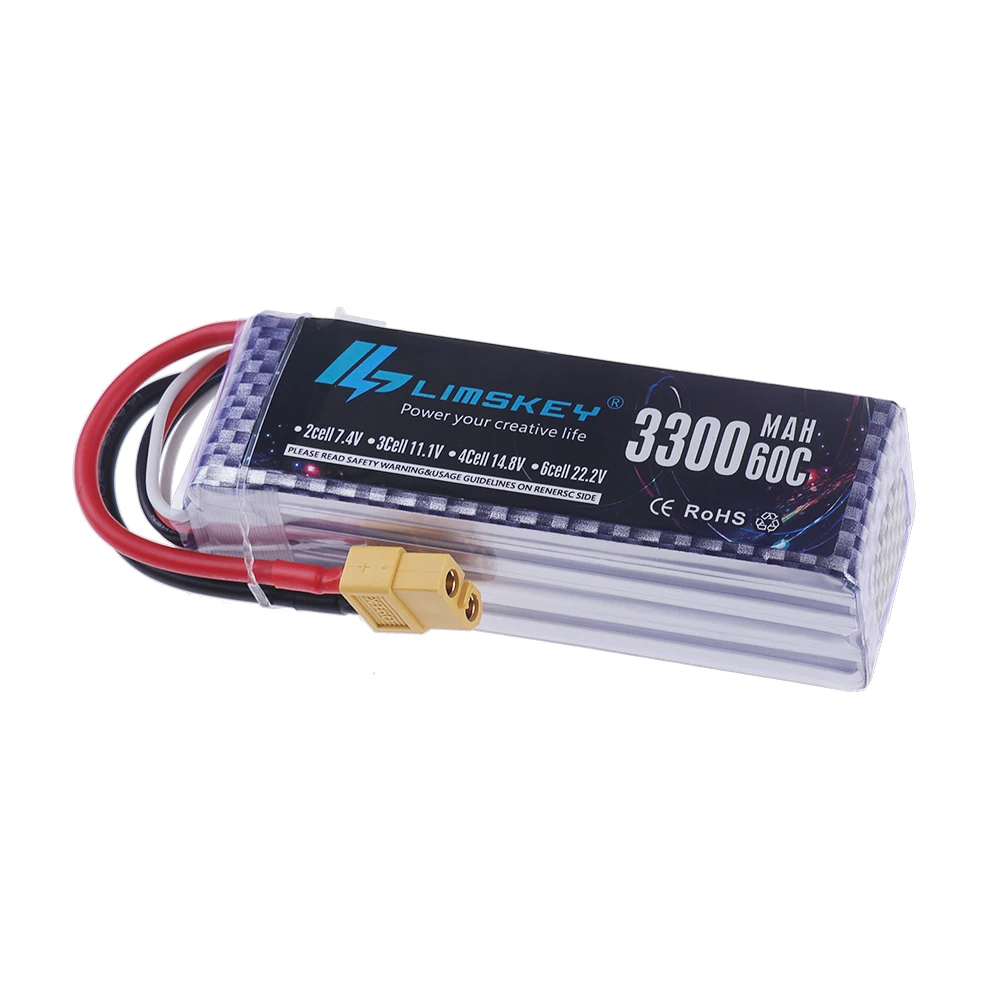 Bateria LiPo 4S 14.8V 3300mAh  - Lipo Battery 4S avaliação e preço