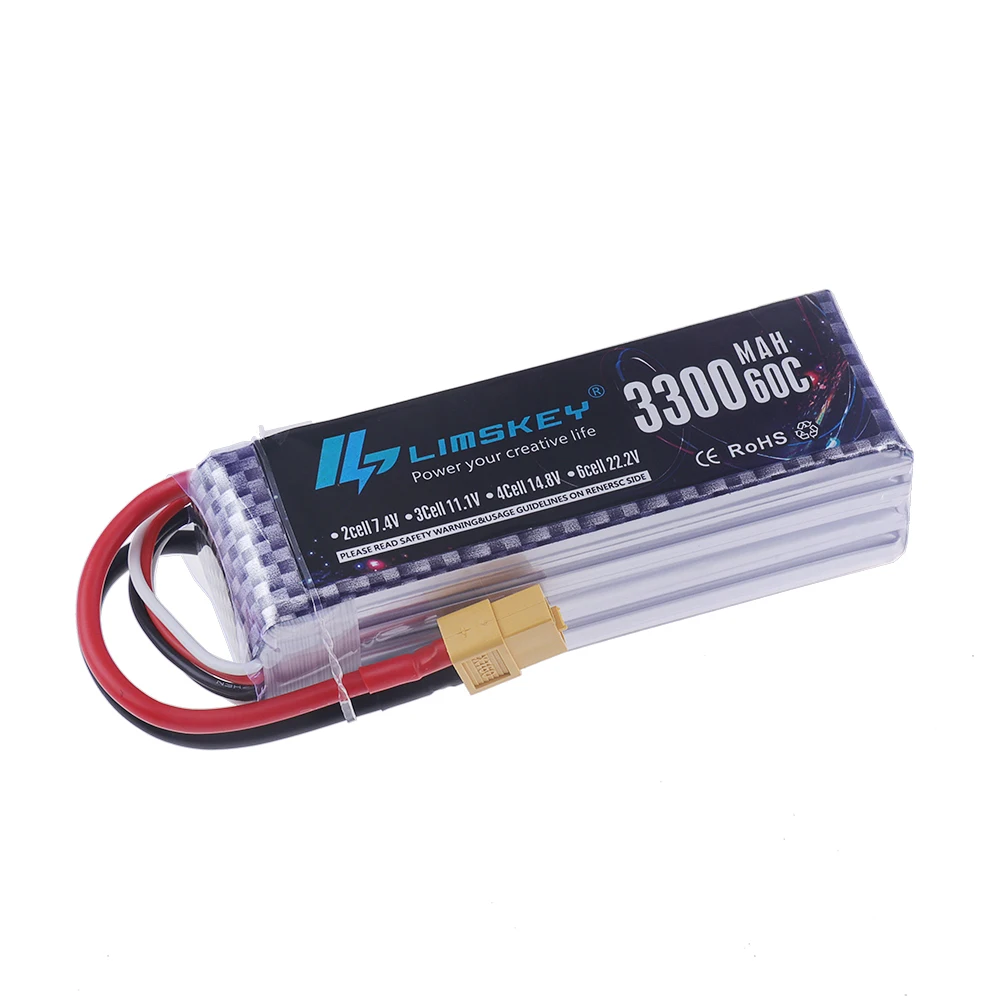 Bateria LiPo 4S 14.8V 3300mAh  - Lipo Battery 4S avaliação e preço