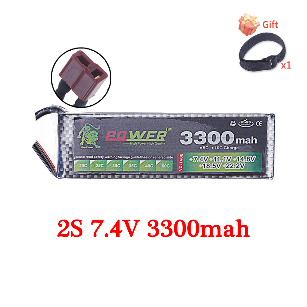 Bateria lipo 60c 3300mah 7.4v  - Lipo Battery 4S avaliação e preço