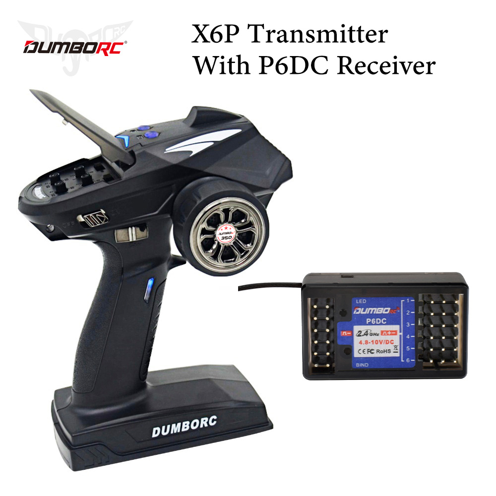 DUMBORC X6P 6CH 2.4G RC Transm - Radio Transmitter 6Ch avaliação e preço