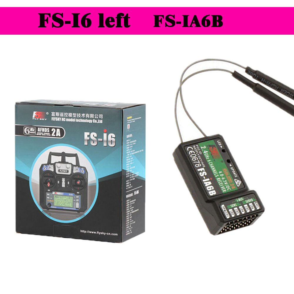 FLYSKY-FS-I6 2.4GHz 6 canais c - Radio Transmitter 6Ch avaliação e preço