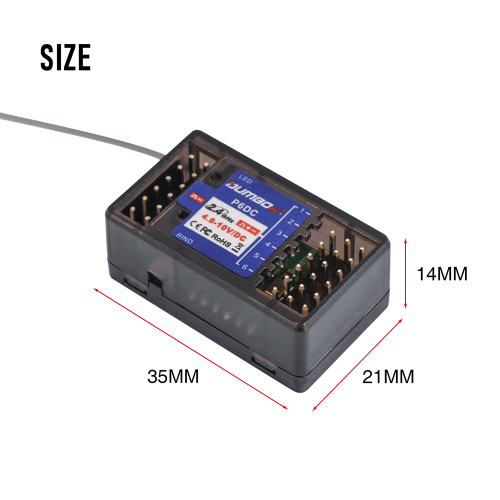 Controle Remoto DUMBORC X6P 6C - Radio Transmitter 6Ch avaliação e preço