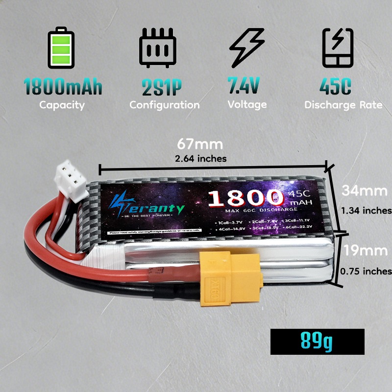 Bateria Lipo TERANTY 2S 3S 4S  - Lipo Battery 4S avaliação e preço