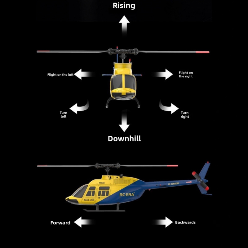 Helicóptero RC ERA A60 com fun - Rc Hobby Grade Helicopter avaliação e preço