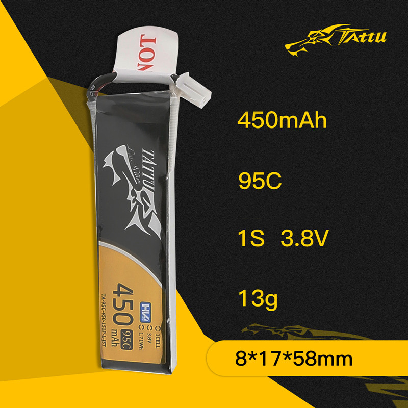 3 pçs nova tattu 450/500/550ma - Lipo Battery 4S avaliação e preço