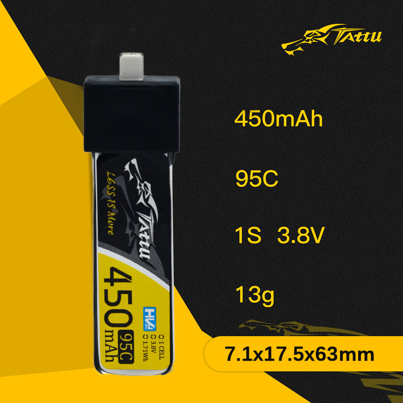 3 pçs nova tattu 450/500/550ma - Lipo Battery 4S avaliação e preço
