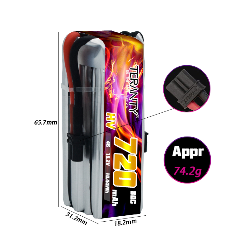 Bateria Lipo HV TERANTY 720mAh - Lipo Battery 4S avaliação e preço